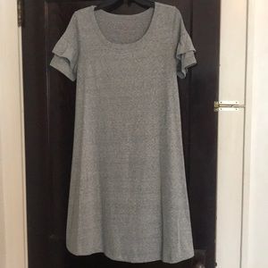 Grey T-shirt dress